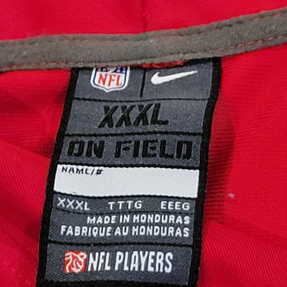 SF 49ers #19 Deebo Samuel Red Stitched Football NFL On Field Jersey Men's XXXL - Picture 8 of 9